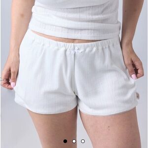 NWT Klassy pointelle PJ shorts